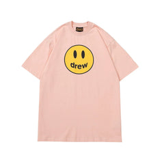 Drew House Mascot Smiley Tee, Light Pink