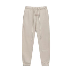 Fog autumn/winter hoodie, sweatpants, long pants with fleece hoodie, versatile letter essentials, loose and trendy ins top (45)
