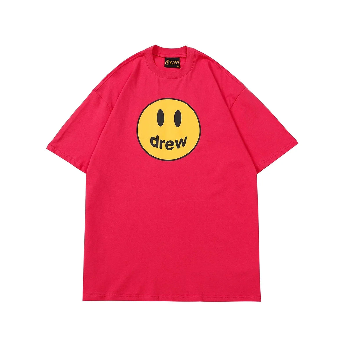 Drew House Mascot Smiley Tee, Hot Pink