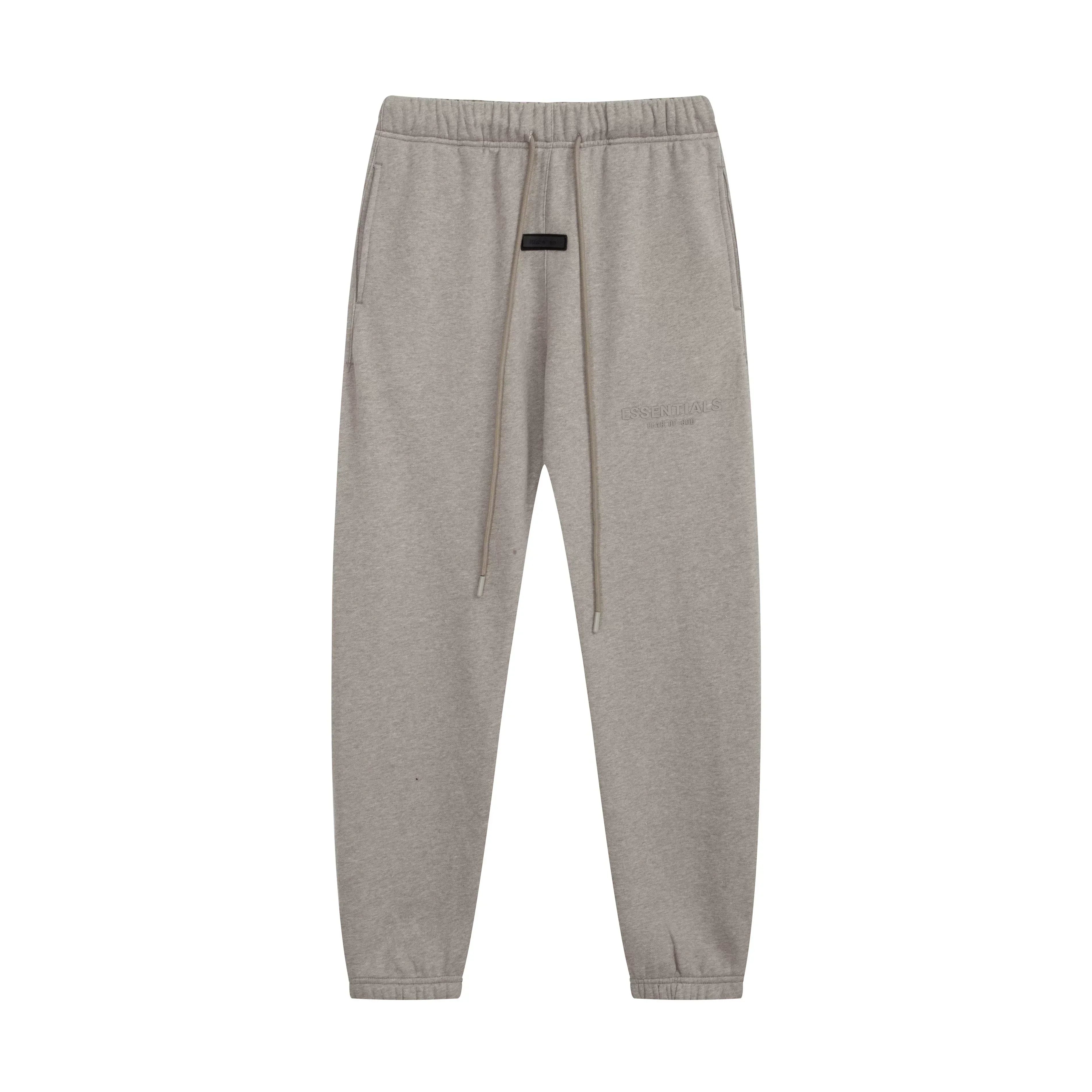 Fog autumn/winter hoodie, sweatpants, long pants with fleece hoodie, versatile letter essentials, loose and trendy ins top (52)