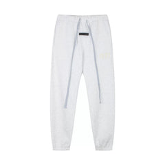 Fog autumn/winter hoodie, sweatpants, long pants with fleece hoodie, versatile letter essentials, loose and trendy ins top (36)