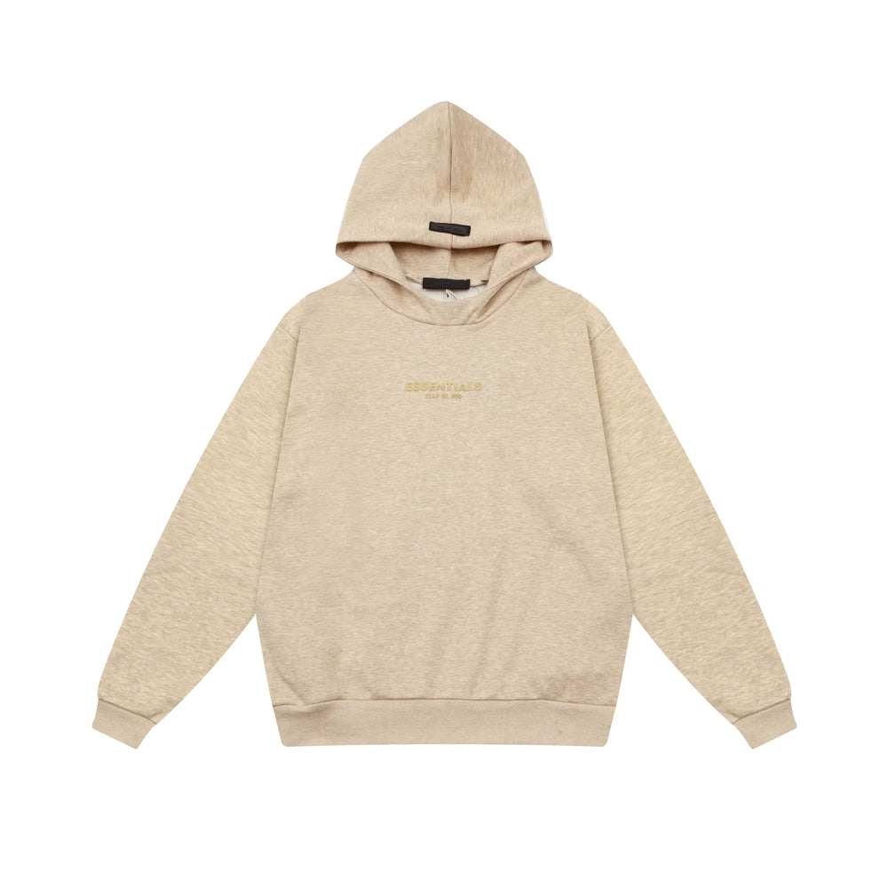 Fog autumn/winter hoodie, sweatpants, long pants with fleece hoodie, versatile letter essentials, loose and trendy ins top (54)